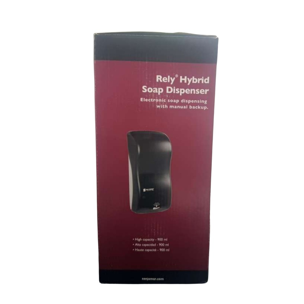 San Jamar Commercial Rely Hybrid Electronic Touchless Soap Dispenser 900ml.